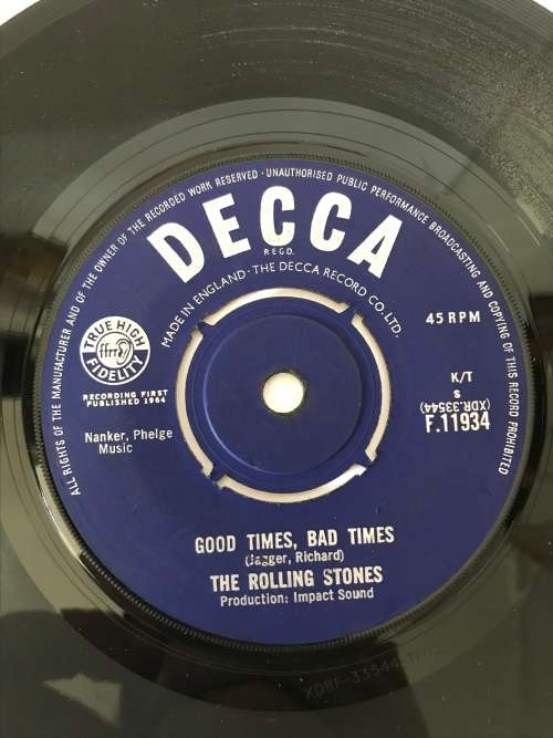 Rollings Stones,The Who,ChicargoandThe Byrds 7 singles(5)