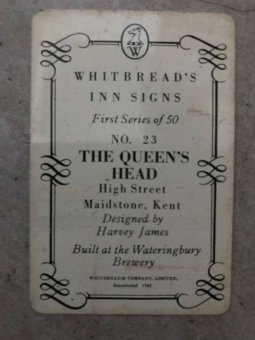 Whitbread Tin Inn Signs. England, circa early 20th century.