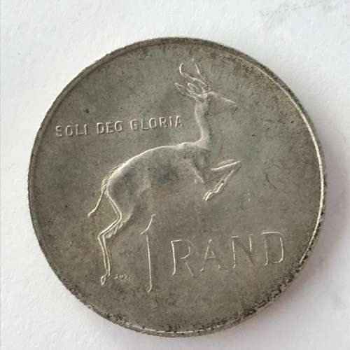 1967 Verwoerd Silver One Rand Coin