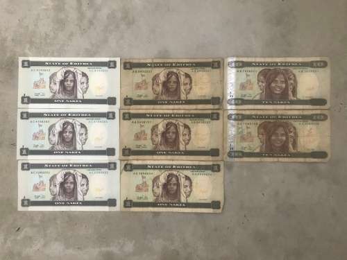 Eritrea Bank Notes**SCARCE**
