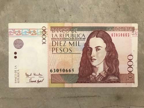 COLOMBIA 10 000 PESOS