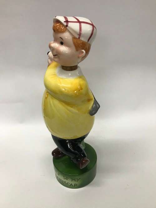 Vintage Golfer Decanter Made in Japan