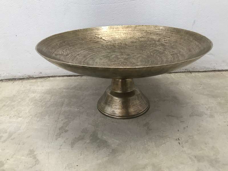 Large Brass Fruit Stand