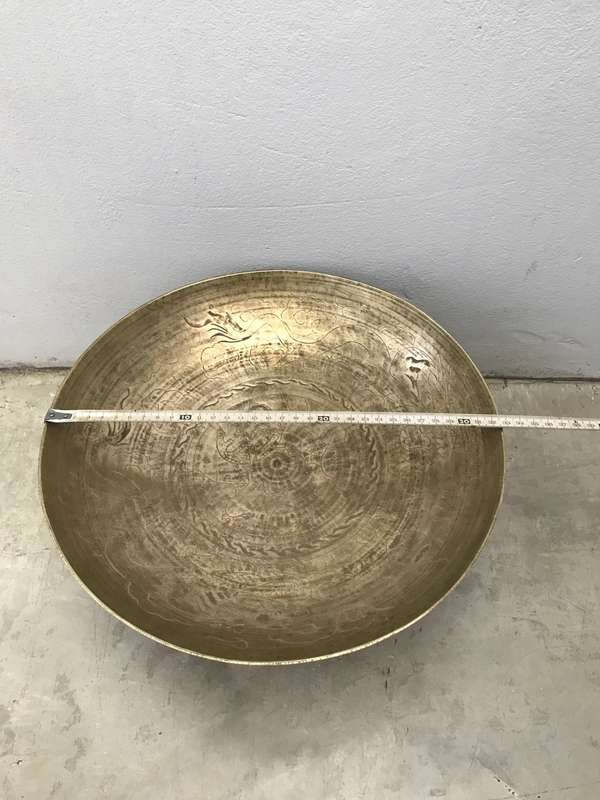 Large Brass Fruit Stand