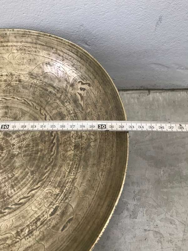 Large Brass Fruit Stand