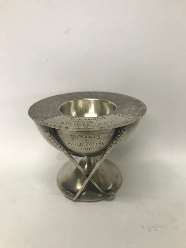 Vintage Golfing Hole In One Trophy