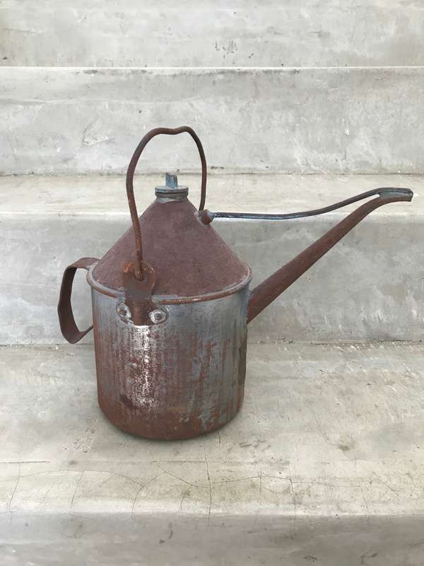Rare Vintage Oil Can -The Wolf Safety Lamp Co.-MINING COLLECTABLE