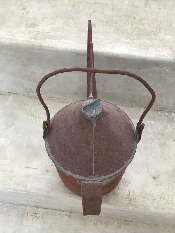 Rare Vintage Oil Can -The Wolf Safety Lamp Co.-MINING COLLECTABLE