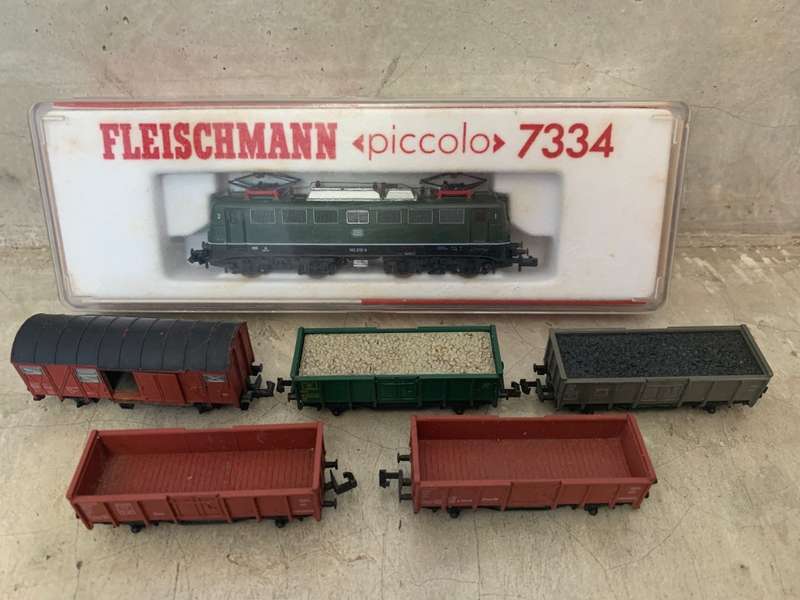 N Scale Fleischmann 7334 Electric Locomotive DB 140 Original Box & 5 other