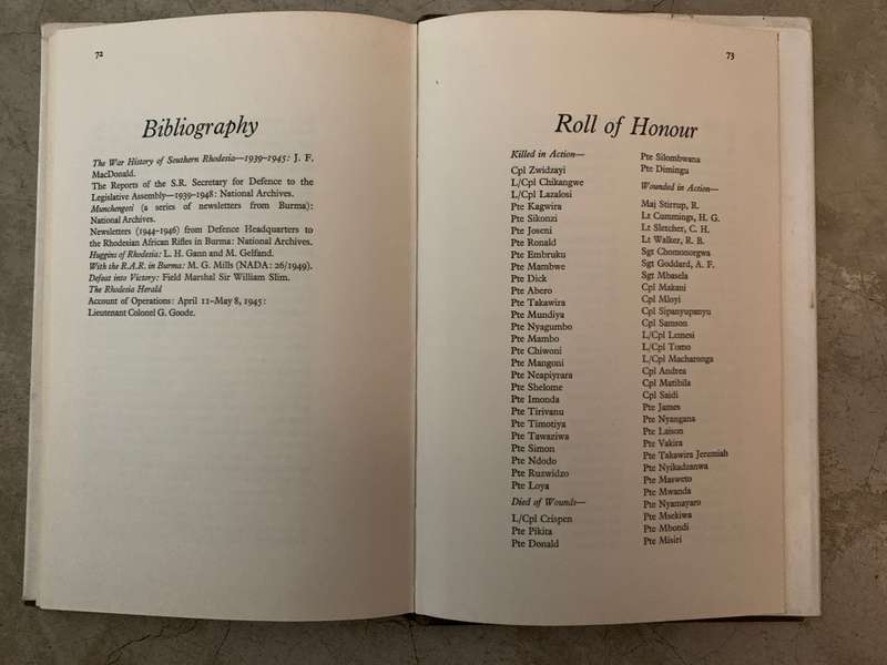 The Rhodesian African Rifles by Christopher Owen