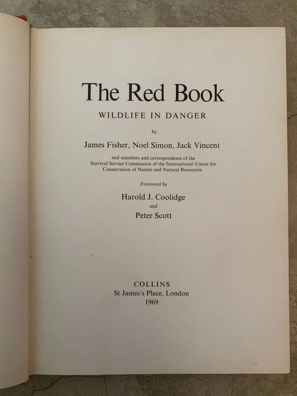 The Red Book: Wildlife in Danger