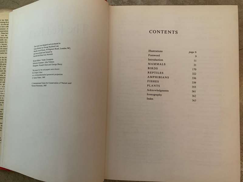 The Red Book: Wildlife in Danger