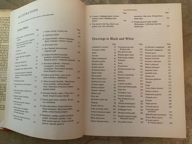 The Red Book: Wildlife in Danger