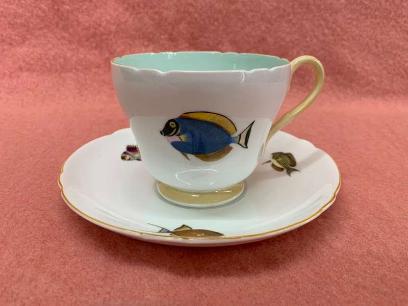 Rare Shelley Tea & Coffee Set made for Roland Ward Nairobi Store