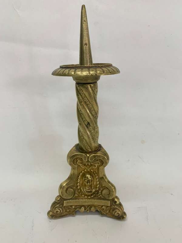 Antique Catholic Church Candlestick