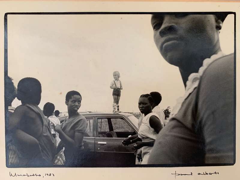 Apartheid Era Photo by Paul Alberts Signed