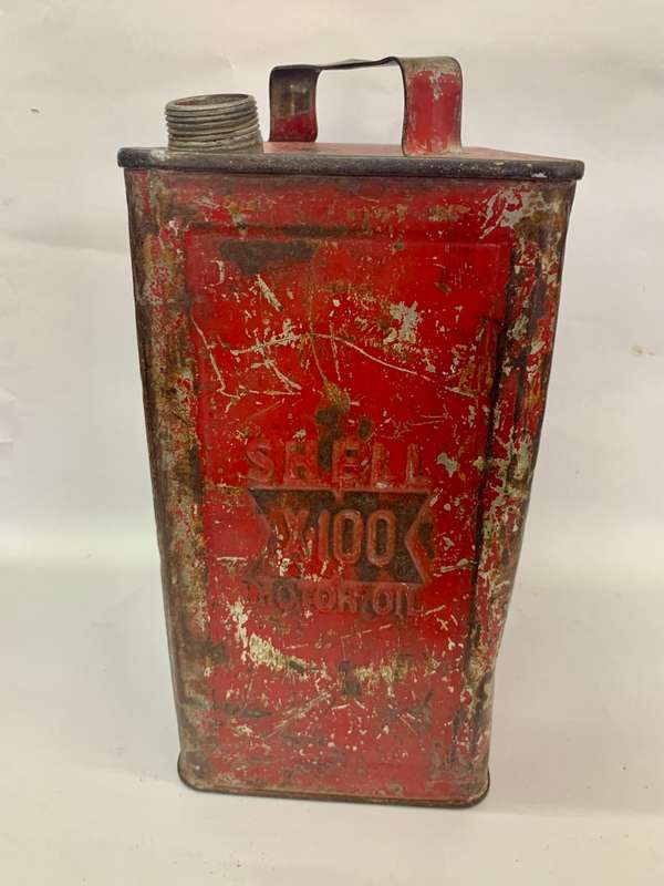 Vintage Shell Oil Can