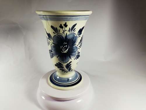 Delt Blue Vase 14 cm