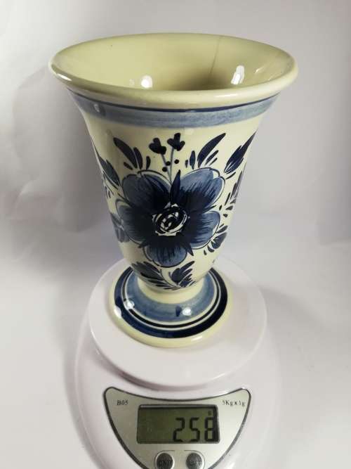 Delt Blue Vase 14 cm