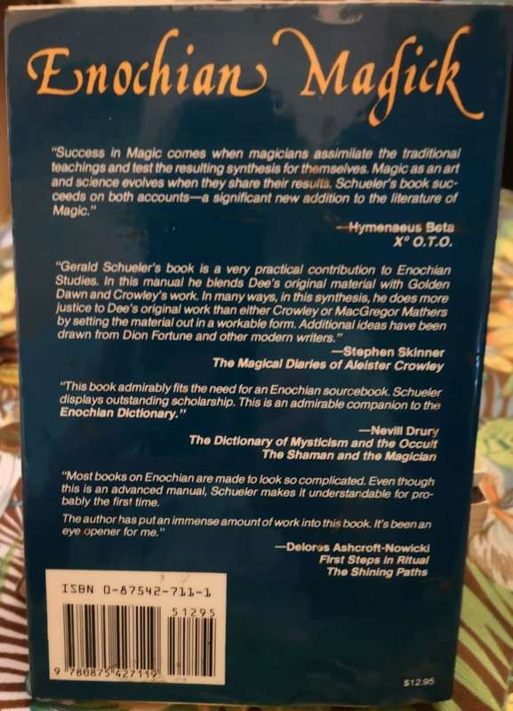 An Advanced Guide To Enochian Magick by Gerald J Schueler
