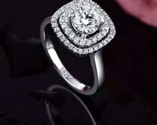 Stunning s925 engagement ring size 7