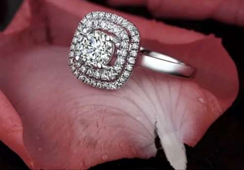 Stunning s925 engagement ring size 7