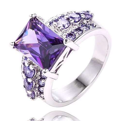 Gorgeous  amethyst ring s925 size 7