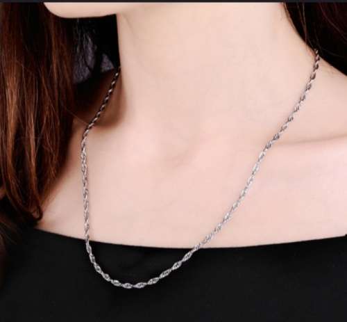 2mm s925 wave chain 60cm