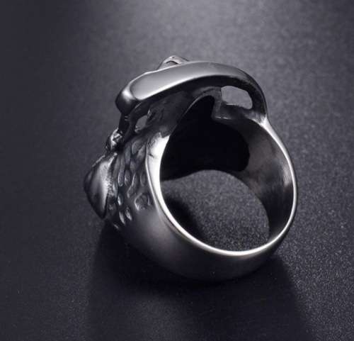 Grimreaper stainless steel bikers ring...size 8