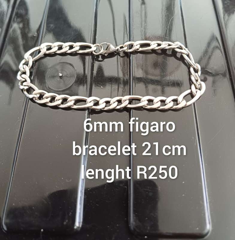 6mm titanium bracelet 21cm