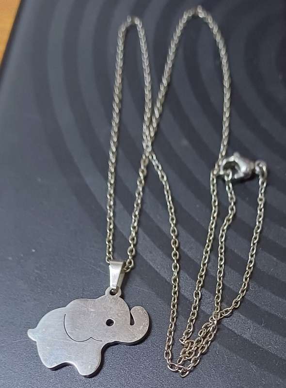 Stainless steel elephant necklace..high quality won't fade or tarnish