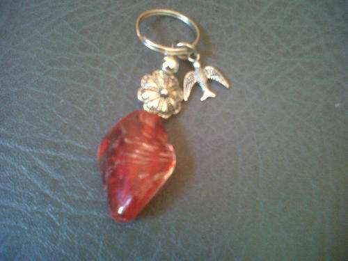 red keyring