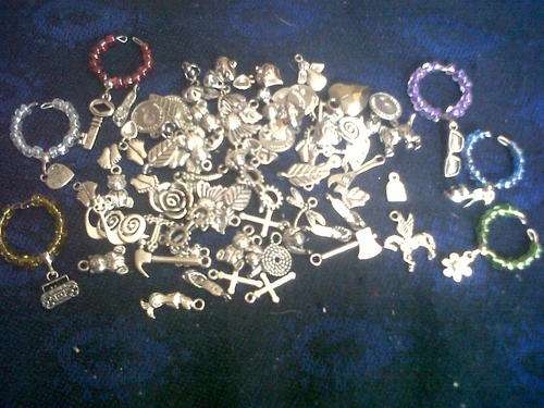 al!! .Metal charmsÃÂÃÂÃÂÃÂ±60 plus 6 wineglass ring charms