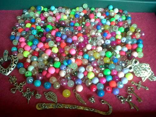 !!!Colourfull Mix of  Glass BeadsÂ±500