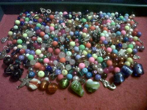 Glass Beads,charms and metal Beads