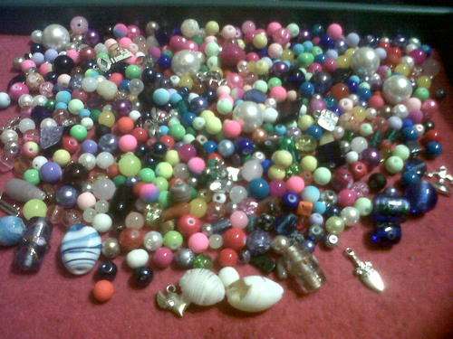 !!Glass Mix !!500 plus lampwork,charms and metal beads