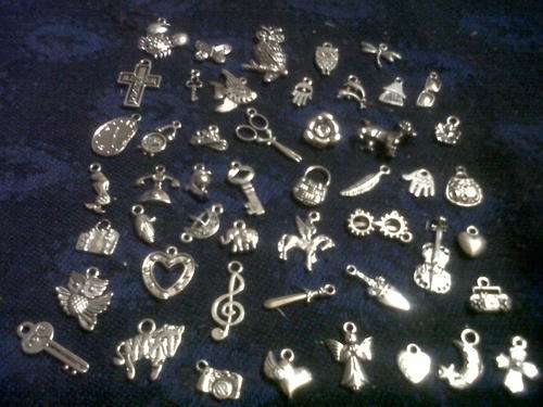 beautiful charms Silver nickle(50)