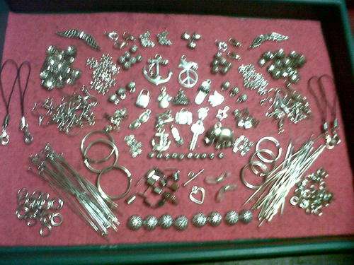 Metal mix with pendants,charms,assorted findings,etc