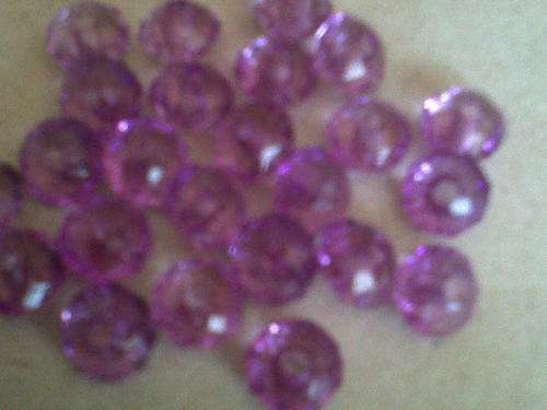 Acrylic Purple Rondelle 8mm(50)