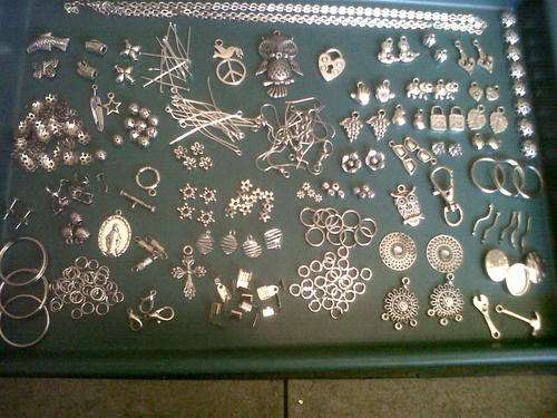Metal mix !! chain,pendants,charms,findings etc