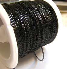 black cord 1mm in 1mt lenghts