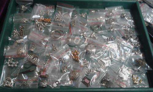 Assorted metal mix and double link bracelet(bidding on 65pkt for all on photo)