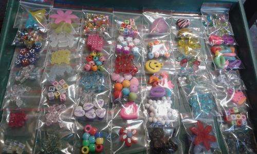 exciting selection of acrylic goodies(45 pkts)...plus 40pkts of seedbeads
