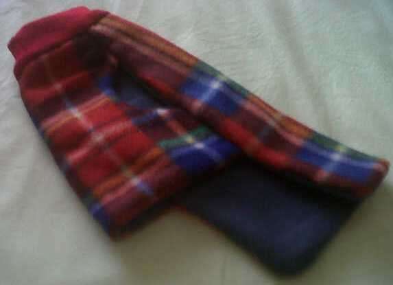 Polar fleece dog jacket/jersey