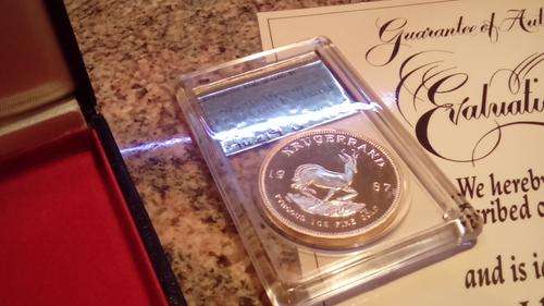 Rarely seen 1987 1oz proof Krugerrand