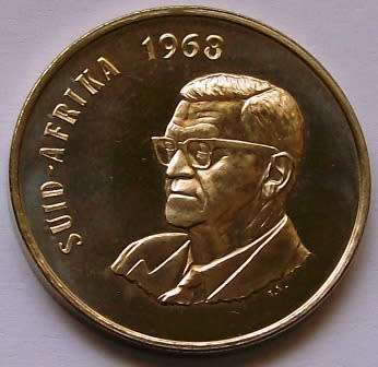 1968 Afrikaans 50c. (Nickel). Only 775000. minted Please see photo's and judge the coin yourself.
