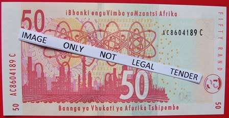 Gill Marcus - 2 X R50.00  notes - Serial No's AC8604188C to AC8604189C: . See photo's