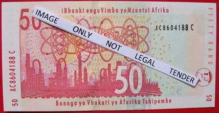 Gill Marcus - 2 X R50.00  notes - Serial No's AC8604188C to AC8604189C: . See photo's