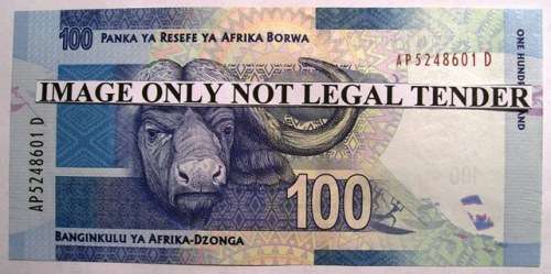 Gill Marcus - 2 X R100.00  notes - Serial No`s : AV1753047D and AP5248601D. See photo`s
