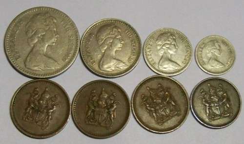 Small collection of Rhodesian Coins.See discription below.